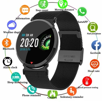 Smart Watch E28 Heart Rate Sleep Monitor Fitness Tracker Blood Pressure Bracelet Color Screen Round Smartwatch For Android iOS
Smart Watch E28 Heart Rate Sleep Monitor Fitness Tracker Blood Pressure Bracelet Color Screen Round Smartwatch For Android iOS
