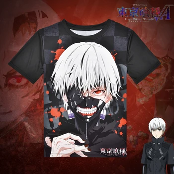 Anime Tokyo Ghoul Ken Kaneki T-shirt Cool Polyester T Shirt Summer Active Otaku Men Women Clothing
Anime Tokyo Ghoul Ken Kaneki T-shirt Cool Polyester T Shirt Summer Active Otaku Men Women Clothing