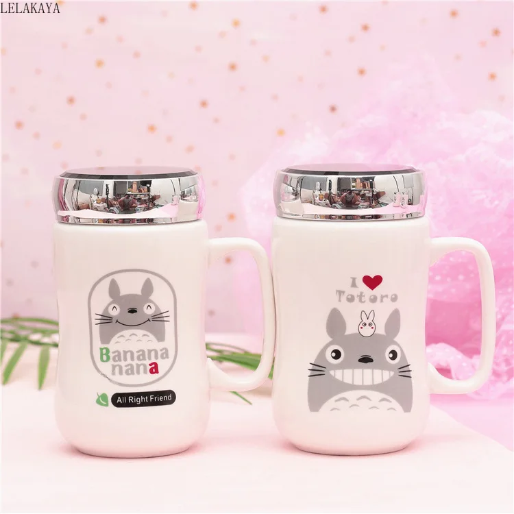 New My Neighbor Totoro Cartoon Anime Action Figure Printed Totoro Cat Ceramic Water Cup Mug Coffee Cup Gift Bottle Toy 450ml
New My Neighbor Totoro Cartoon Anime Action Figure Printed Totoro Cat Ceramic Water Cup Mug Coffee Cup Gift Bottle Toy 450ml