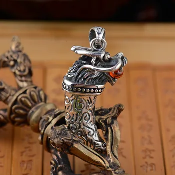 S925 Sterling Silver Pendant antique style Dragon Pendant exquisite personality Mens Gift 
S925 Sterling Silver Pendant antique style Dragon Pendant exquisite personality Mens Gift