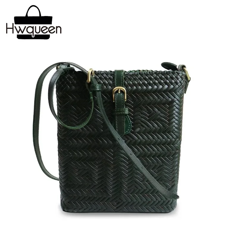 Knitting Designer Genuine Leather Dark Green Lady Small Woven Flap Purse Vintage Handmade Cow Skin Women Crossbody Shoulder Bag
Knitting Designer Genuine Leather Dark Green Lady Small Woven Flap Purse Vintage Handmade Cow Skin Women Crossbody Shoulder Bag