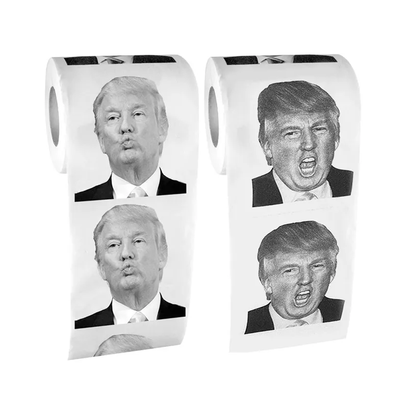 Toilet Paper Roll Donald Trump Humour Printed Camping Tissue Novelty Funny Kiss Open Mouth Napkin Prank Joke Gift
Toilet Paper Roll Donald Trump Humour Printed Camping Tissue Novelty Funny Kiss Open Mouth Napkin Prank Joke Gift