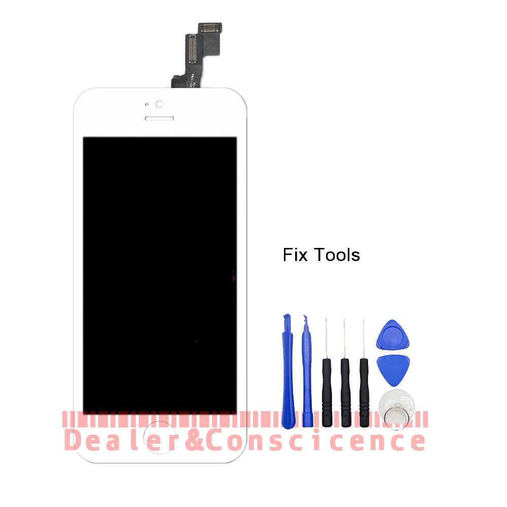 1Pcs (Tested) Tianma LCD Display Assembly For Apple iPhone 5 5S Digitizer Touch Screen Glass Lens Panel Replacement Part
1Pcs (Tested) Tianma LCD Display Assembly For Apple iPhone 5 5S Digitizer Touch Screen Glass Lens Panel Replacement Part