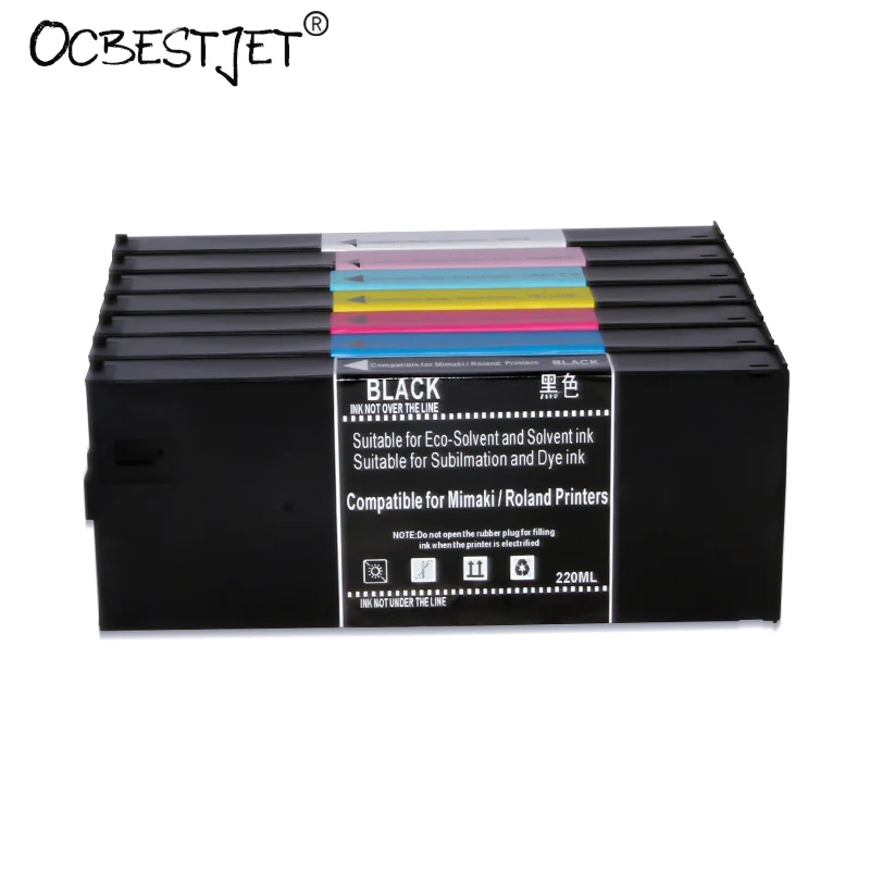 220ML/PC LF-140 Refillable Ink Cartridge For Mimaki UJF-6042 UJF-3042 Printer (7 Colors Are Available)
220ML/PC LF-140 Refillable Ink Cartridge For Mimaki UJF-6042 UJF-3042 Printer (7 Colors Are Available)