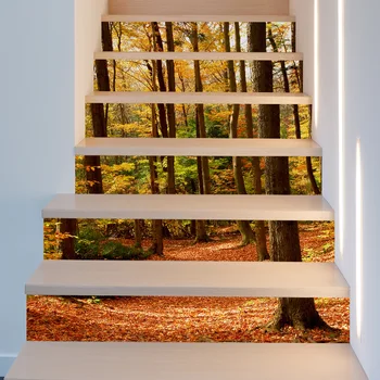 6pcs / lot Funlife Fashion Home Self-adhesive 3D Staircase Sticker Autumn Forest Decoration Waterproof Staircase Sticker
6pcs / lot Funlife Fashion Home Self-adhesive 3D Staircase Sticker Autumn Forest Decoration Waterproof Staircase Sticker