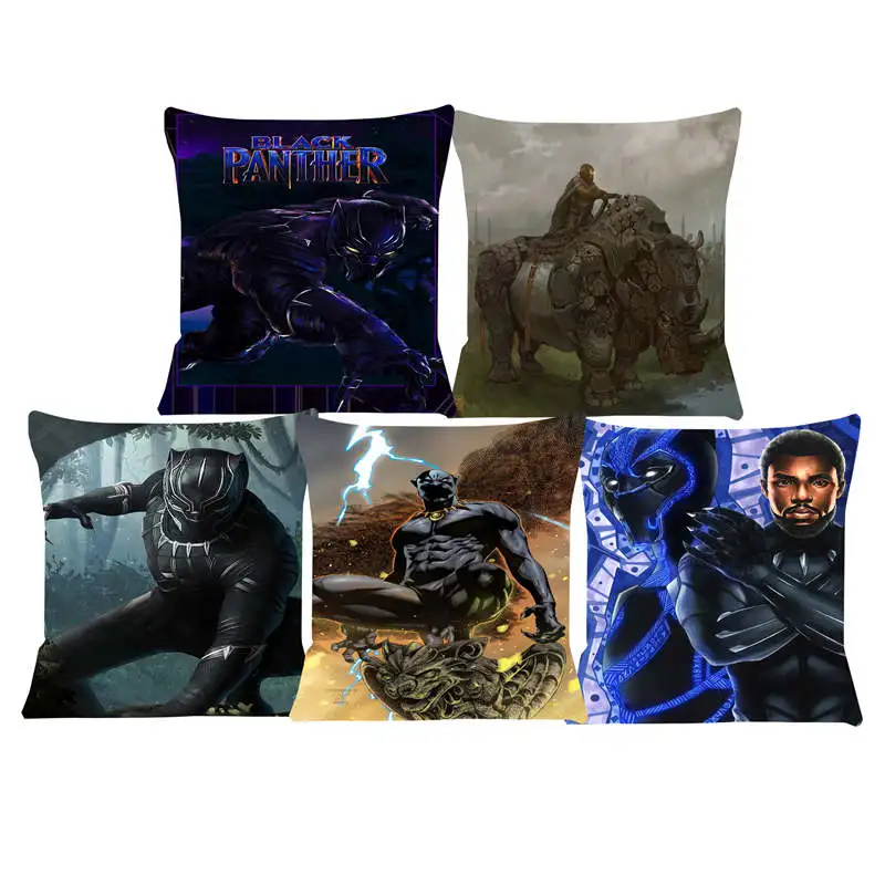 2019 Black panther print Cushion Cover Halloween gift Pillow Cases decorative cushions for sofa Chair Car Pillow Cover SJ-034
2019 Black panther print Cushion Cover Halloween gift Pillow Cases decorative cushions for sofa Chair Car Pillow Cover SJ-034