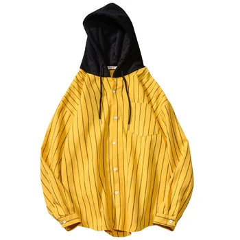 Irregular Korean Striped Shirt Men Vertical Patchwork Punk Rock Rave Loose Mens Shirts Hip Hop Casual Dress Stage Show Rave T6V9
Irregular Korean Striped Shirt Men Vertical Patchwork Punk Rock Rave Loose Mens Shirts Hip Hop Casual Dress Stage Show Rave T6V9