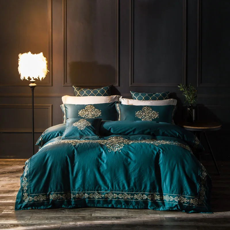 4Pcs Luxury Egypt Cotton Magnificence Elegance Bedding Set Embroidery Duvet cover set Bed Sheet Pillowcases Queen King size
4Pcs Luxury Egypt Cotton Magnificence Elegance Bedding Set Embroidery Duvet cover set Bed Sheet Pillowcases Queen King size
