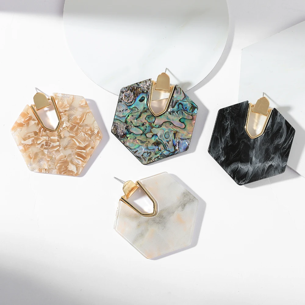 2019 New Sloong Summer Women Colorful Abalone Shell Geometry Statement Geometry Drop Earring ZA Jewelry wholesale
2019 New Sloong Summer Women Colorful Abalone Shell Geometry Statement Geometry Drop Earring ZA Jewelry wholesale