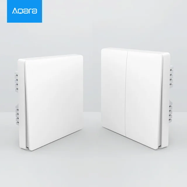 Original Mijia Aqara Wall Switch Smart Light Control 1 or 2 Wireless keys ZigBee Version Smarphone APP Remote Smart Home Kit
Original Mijia Aqara Wall Switch Smart Light Control 1 or 2 Wireless keys ZigBee Version Smarphone APP Remote Smart Home Kit