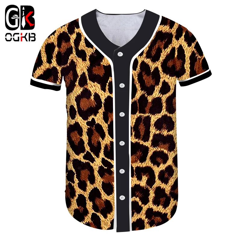 OGKB 2018 Spring and Autumn New Leopard Top 3D Print Classic Favorite Baseball Tshirt Shirt
OGKB 2018 Spring and Autumn New Leopard Top 3D Print Classic Favorite Baseball Tshirt Shirt