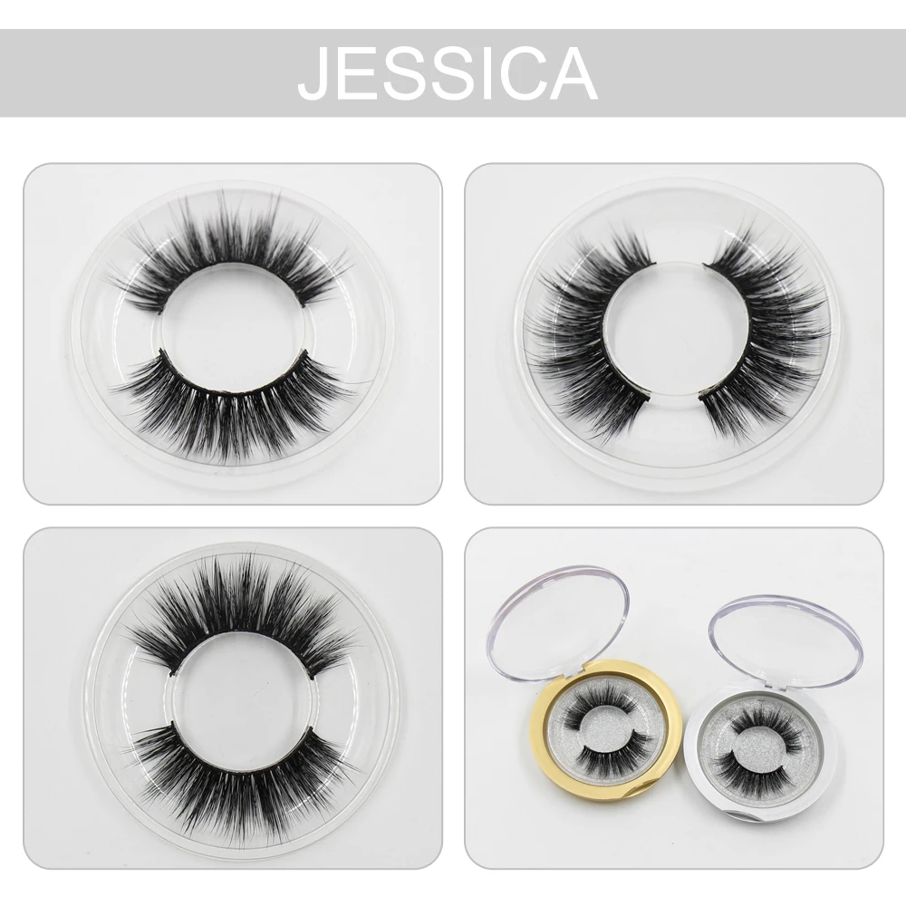 False EyeLashes 1Pairs Thick Black 3D Mink False Eyelashes Makeup Tips Natural Smoky Makeup Long Fake Eye Lashes For Jessica
False EyeLashes 1Pairs Thick Black 3D Mink False Eyelashes Makeup Tips Natural Smoky Makeup Long Fake Eye Lashes For Jessica