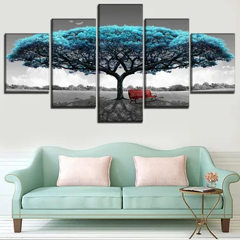 5 Piece Park Landscape Blue Tree Bench PicturesHigh Quality Canvas Print Poster For Modern Living Room Wall Art Home Decorative
5 Piece Park Landscape Blue Tree Bench PicturesHigh Quality Canvas Print Poster For Modern Living Room Wall Art Home Decorative