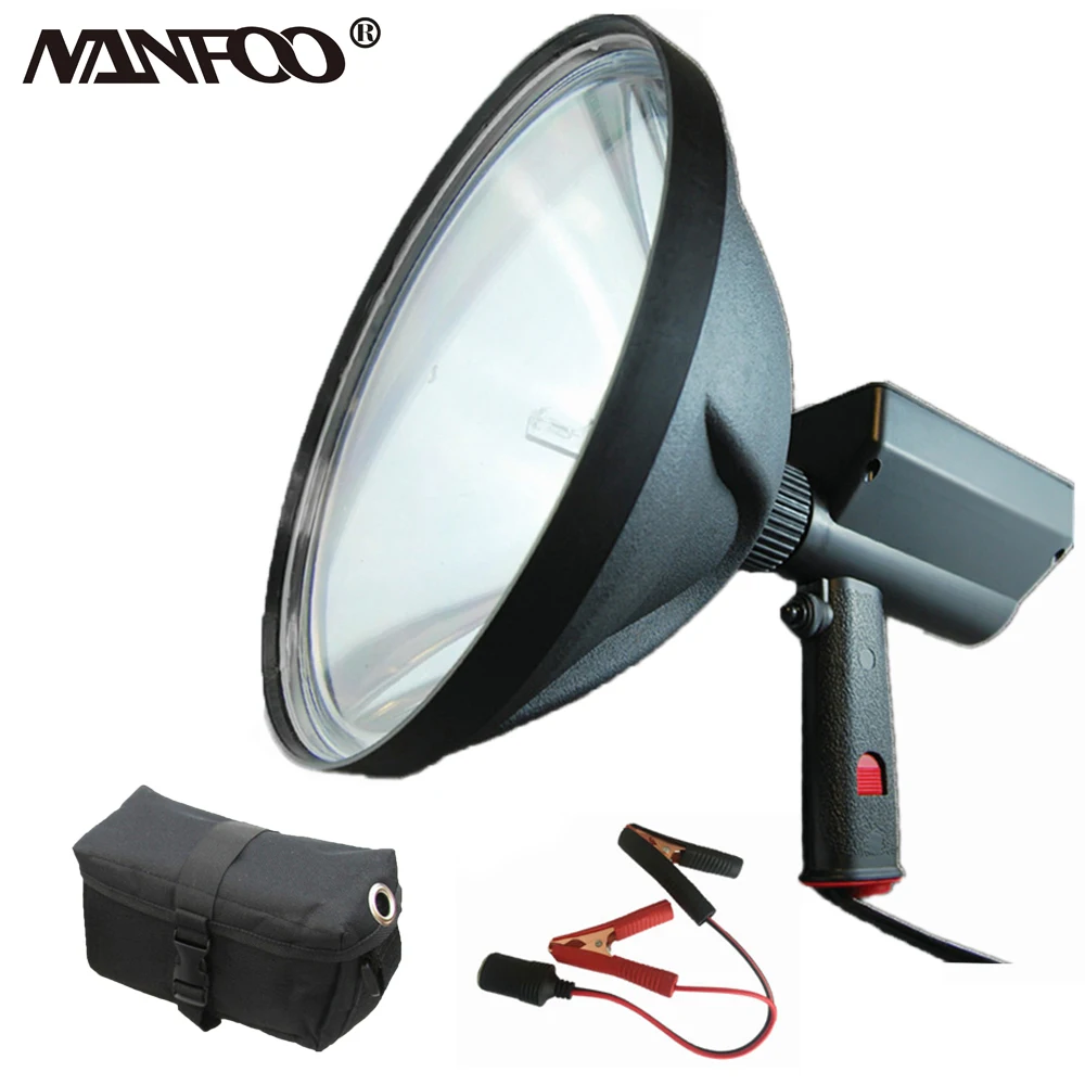 12V 8000LM HID XENON 10" 240mm 100W Searchlights Hunting Spotlight Handheld Spotlight Adventure Lamp Spot and Flood Adjustment
12V 8000LM HID XENON 10" 240mm 100W Searchlights Hunting Spotlight Handheld Spotlight Adventure Lamp Spot and Flood Adjustment