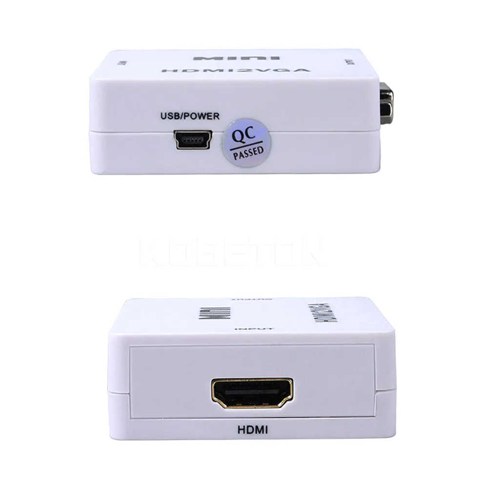 kebidu HDMI to VGA Converter With Audio HDMI2VGA 1080P Adapter Connector For PC Laptop to HDTV Projector HDMI 2 VGA Converter
kebidu HDMI to VGA Converter With Audio HDMI2VGA 1080P Adapter Connector For PC Laptop to HDTV Projector HDMI 2 VGA Converter
