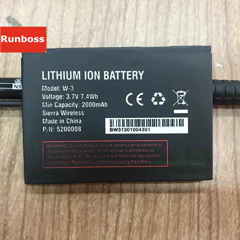 High Quality 3.7V 2000mAh W3 Battery for Netgear Sierra 760S 762S 763S 785S W-3 Batteria
High Quality 3.7V 2000mAh W3 Battery for Netgear Sierra 760S 762S 763S 785S W-3 Batteria