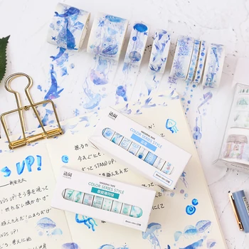 10 Rolls / 8 Rolls Washi Masking Tape Set Ocean Stars Paper Masking Tapes Japanese Washi Tape Diy Scrapbooking Sticker for Album
10 Rolls / 8 Rolls Washi Masking Tape Set Ocean Stars Paper Masking Tapes Japanese Washi Tape Diy Scrapbooking Sticker for Album