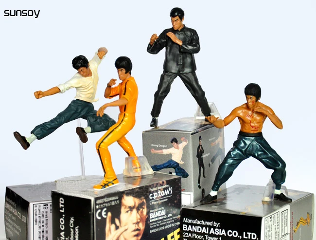 Hot Sale 4Pcs/Lot Cool Bruce Lee Kung Fu PVC Action Figures Toys 10-13CM Collection Toys Doll With Retail Box
Hot Sale 4Pcs/Lot Cool Bruce Lee Kung Fu PVC Action Figures Toys 10-13CM Collection Toys Doll With Retail Box