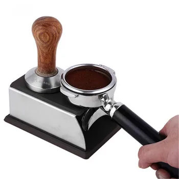 Sturdy Stainless Steel Silicone Espresso Coffee Tamper Stand Barista Tool Tamping Holder Rack Shelf Coffee Machine Tool
Sturdy Stainless Steel Silicone Espresso Coffee Tamper Stand Barista Tool Tamping Holder Rack Shelf Coffee Machine Tool