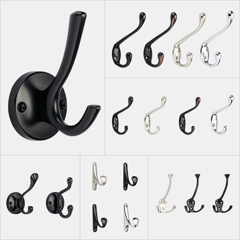 JD 2pcs European Coat Hook Single Hook Wardrobe Wall Hanging Black Coat Hook Bedroom Door Clothes Free Punching
JD 2pcs European Coat Hook Single Hook Wardrobe Wall Hanging Black Coat Hook Bedroom Door Clothes Free Punching