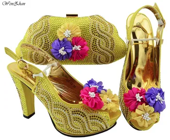 New Fashion Italian Shoes with Matching Bags for Wedding Italy Latest Appliques Party Shoes and Bag Set 38-43 WENZHAN2018 B87-12
New Fashion Italian Shoes with Matching Bags for Wedding Italy Latest Appliques Party Shoes and Bag Set 38-43 WENZHAN2018 B87-12