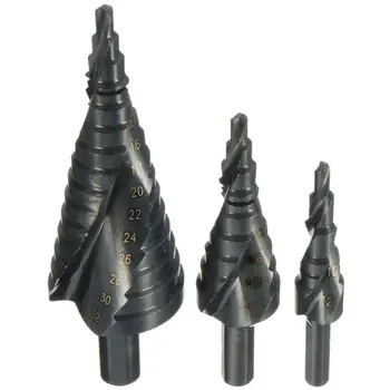 3pcs HSS Metric Hex Shank Titanium Coated Step Drill Bit Cutting Tool Smoother Drill Bit Set 4-12 4-20 4-32 mm
3pcs HSS Metric Hex Shank Titanium Coated Step Drill Bit Cutting Tool Smoother Drill Bit Set 4-12 4-20 4-32 mm
