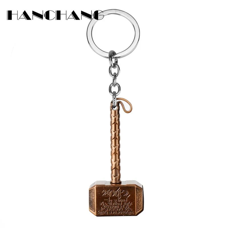 HANCHANG Accessories Personalised Keyrings Thor Hammer Pendant Key Chains Keychain Man's Fashion Jewelry
HANCHANG Accessories Personalised Keyrings Thor Hammer Pendant Key Chains Keychain Man's Fashion Jewelry