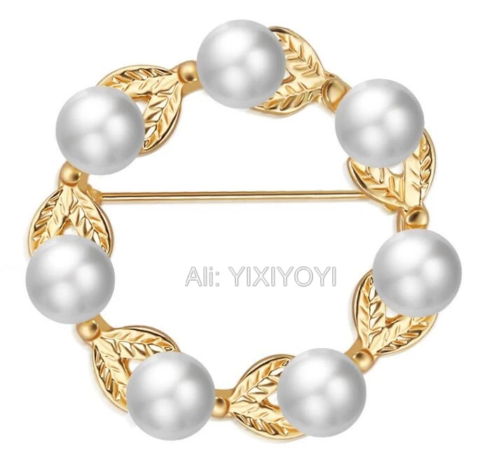 Charming Beautiful White Pearl Beads Inlay Round Flower Brooch Lapel Pin Scarf Suit Collar Brooches Jewelry Gift for woman
Charming Beautiful White Pearl Beads Inlay Round Flower Brooch Lapel Pin Scarf Suit Collar Brooches Jewelry Gift for woman