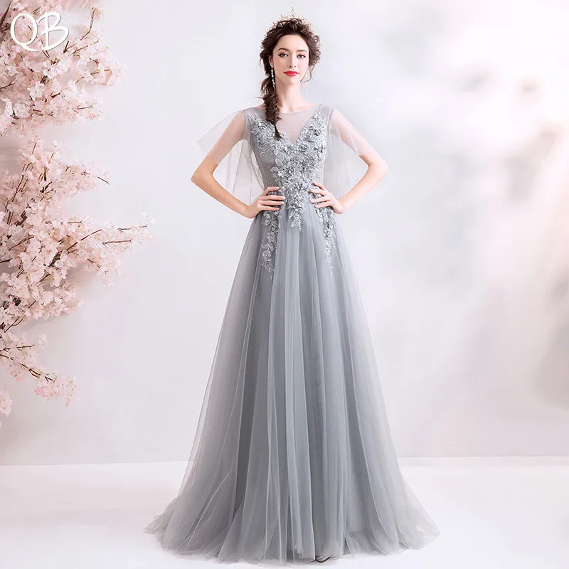 Elegant 2019 New Fashion A-line Evening Dresses Lace Beading Appliques Pearls Vintage Prom Party Gowns Formal Dress XK387
Elegant 2019 New Fashion A-line Evening Dresses Lace Beading Appliques Pearls Vintage Prom Party Gowns Formal Dress XK387