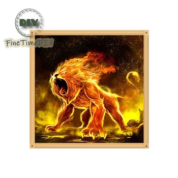 FineTime Diy Diamond Painting Cross Stitch Set Picture Full Round Diamond Embroidery Mosaic Fire Lion Diamond Picture
FineTime Diy Diamond Painting Cross Stitch Set Picture Full Round Diamond Embroidery Mosaic Fire Lion Diamond Picture