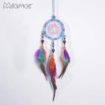 Colorfu Dreamcatcher & Wind Chimes Indian Style Feather Car Pendant Dream Catcher Home Decor Regalo Wall Hanging Amor090
Colorfu Dreamcatcher & Wind Chimes Indian Style Feather Car Pendant Dream Catcher Home Decor Regalo Wall Hanging Amor090