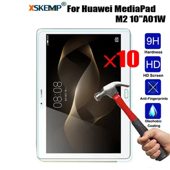 XSKEMP 10Pcs/Lot 9H Real Tempered Glass Screen Protector Film For Huawei MediaPad M2 10" A01W Ultra Thin Clear Protective Guard
XSKEMP 10Pcs/Lot 9H Real Tempered Glass Screen Protector Film For Huawei MediaPad M2 10" A01W Ultra Thin Clear Protective Guard