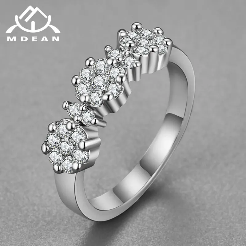 MDEAN White Gold Color AAA Zircon Love Rings For Women Engagement Wedding Round Cute Jewelry Bague Fashion Rings Size 5-12 R1294
MDEAN White Gold Color AAA Zircon Love Rings For Women Engagement Wedding Round Cute Jewelry Bague Fashion Rings Size 5-12 R1294