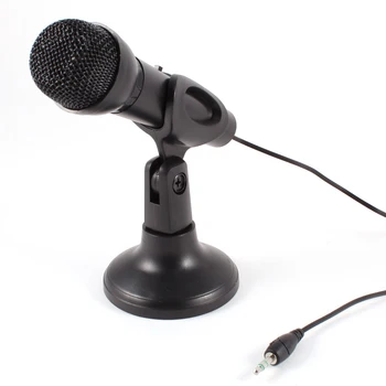 Omnidirectional Laptop PC Computer 3.5mm Network Stand Mini Microphone Mike Black
Omnidirectional Laptop PC Computer 3.5mm Network Stand Mini Microphone Mike Black