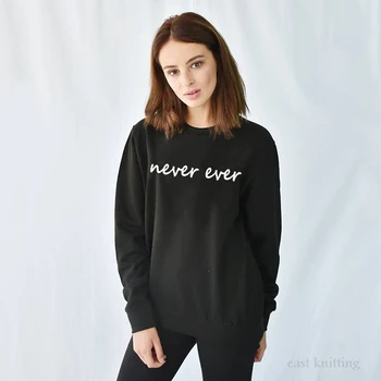 WS0177 NEVER EVERWomen Casual Long Sleeve Hoodies Pullover Letter Print Sweatshirt
WS0177 NEVER EVERWomen Casual Long Sleeve Hoodies Pullover Letter Print Sweatshirt