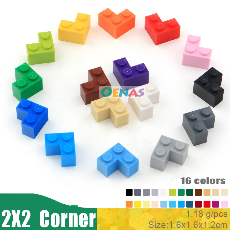 100g 80pcs/lot Educational Toy Classic Plastic Building Blocks Accessories 2X2 Corner Bricks Kit for DIY Compatible With L*goes
100g 80pcs/lot Educational Toy Classic Plastic Building Blocks Accessories 2X2 Corner Bricks Kit for DIY Compatible With L*goes