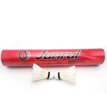 JUNRUI 12 Pcs/Lot Badminton Shuttlecock Goose Feather Shuttlecock Badminton Ball Outdoor Sports Badminton Accessories JR01z20
JUNRUI 12 Pcs/Lot Badminton Shuttlecock Goose Feather Shuttlecock Badminton Ball Outdoor Sports Badminton Accessories JR01z20