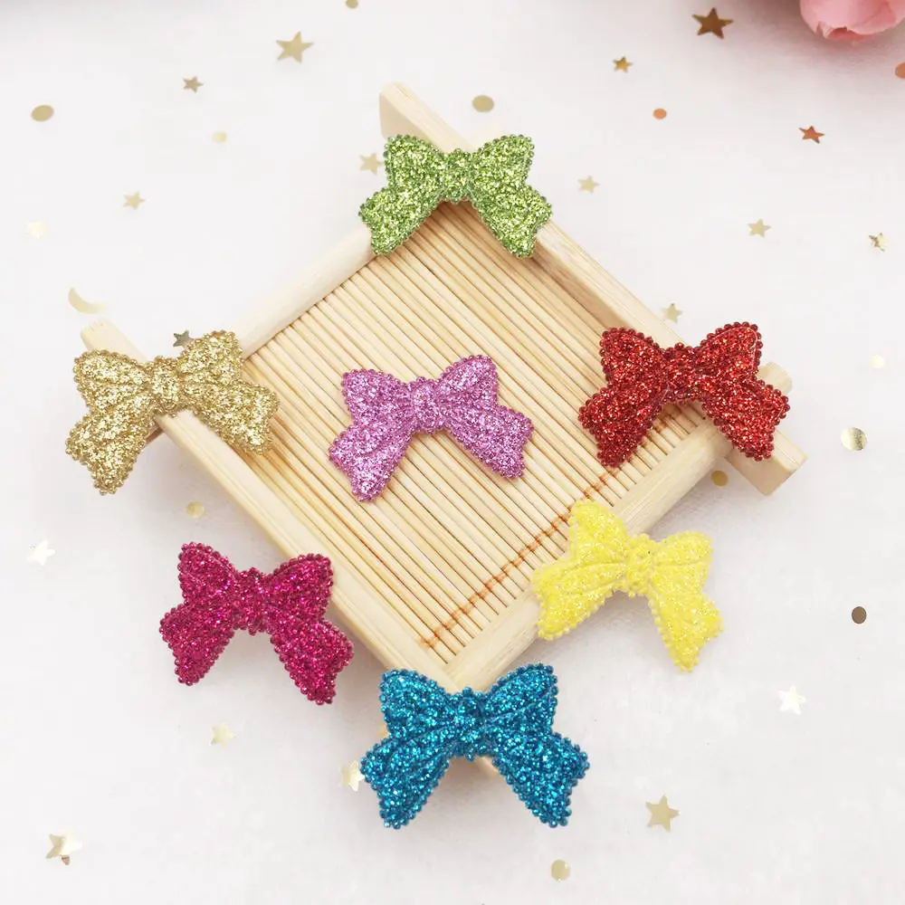 100pcs mixed Glitter Leather Padded Paillette Bow Applique Patches Wedding DIY Hair Clip Accessories Craft Supplies SA916
100pcs mixed Glitter Leather Padded Paillette Bow Applique Patches Wedding DIY Hair Clip Accessories Craft Supplies SA916