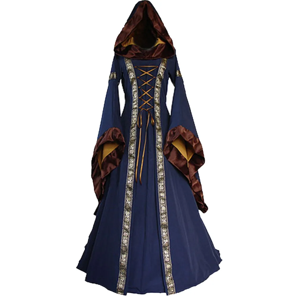 Vintage Gothic Square Neck Long Dresses Women Medieval Renaissace Gown Dress Female plus size clothes vestidos mujer vestido
Vintage Gothic Square Neck Long Dresses Women Medieval Renaissace Gown Dress Female plus size clothes vestidos mujer vestido