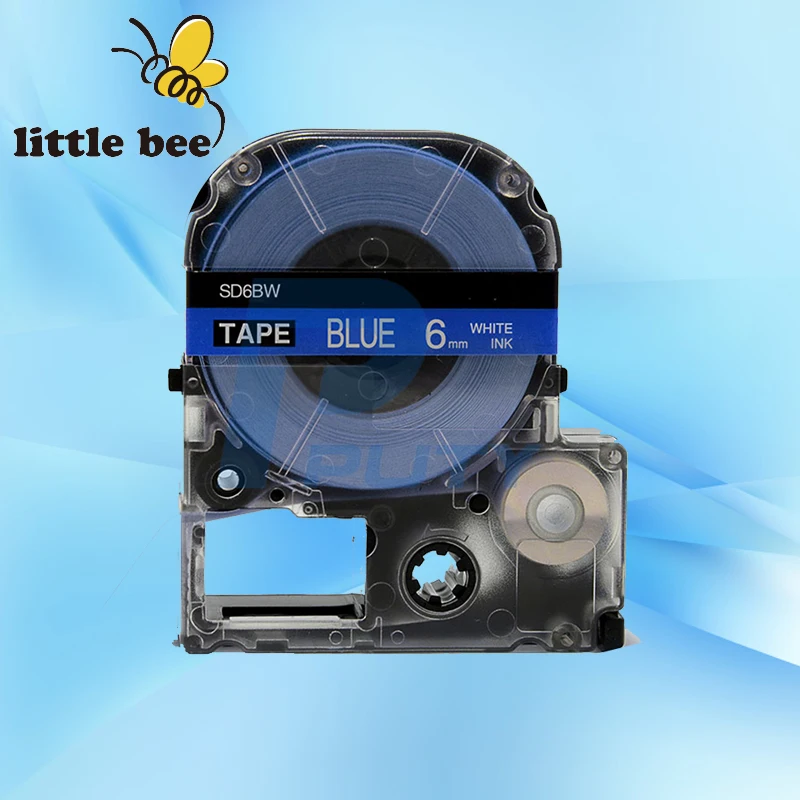 1Pc Top quality EPSON 6mm label tape LC-2LWV white on blue compatible labelworks/tepra printer
1Pc Top quality EPSON 6mm label tape LC-2LWV white on blue compatible labelworks/tepra printer