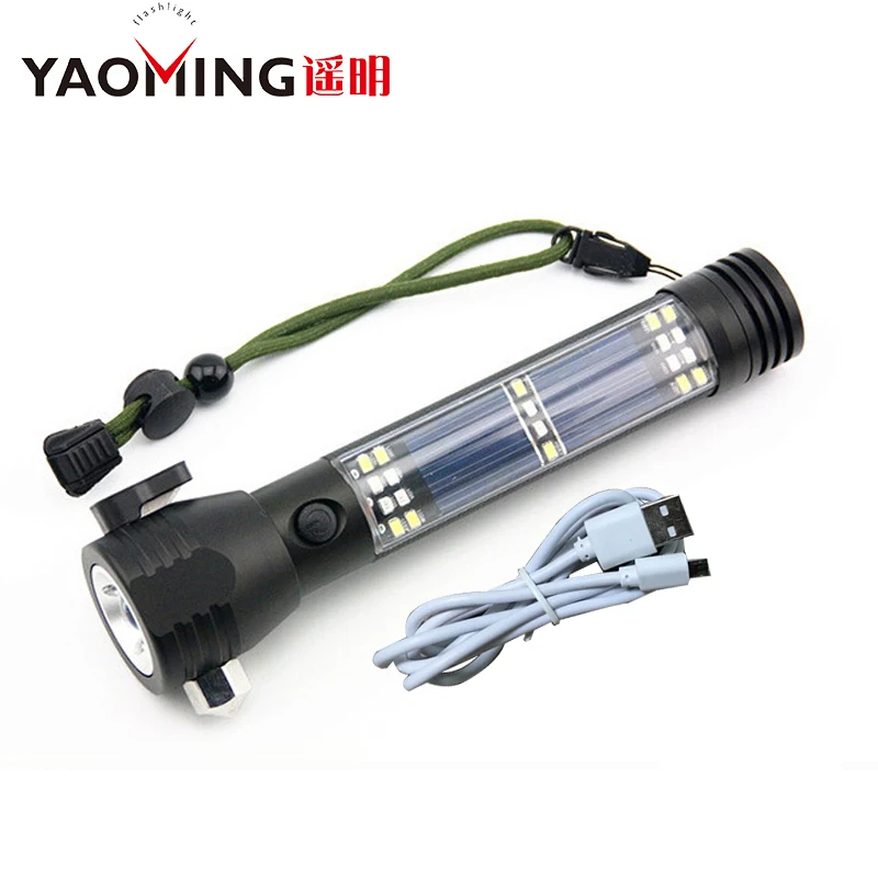4000LM Cree XHP 70 Solar Powered Flashlight USB Power Bank High Power Tactical Flashlight Out SOS Self-help Light
4000LM Cree XHP 70 Solar Powered Flashlight USB Power Bank High Power Tactical Flashlight Out SOS Self-help Light
