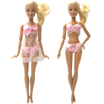 NK One Set Doll Noble Pink Sexy Lace Pajama Suit Dress For Barbie Pajama Party For Barbie Doll Accessories 046B
NK One Set Doll Noble Pink Sexy Lace Pajama Suit Dress For Barbie Pajama Party For Barbie Doll Accessories 046B
