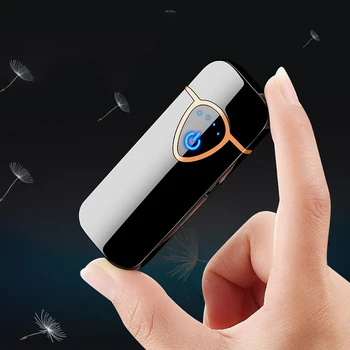 Super Thin Usb Charging Lighter Touch Screen Electronic Cigarette Smoking Rechargeable Electric Lighter Men Gift
Super Thin Usb Charging Lighter Touch Screen Electronic Cigarette Smoking Rechargeable Electric Lighter Men Gift