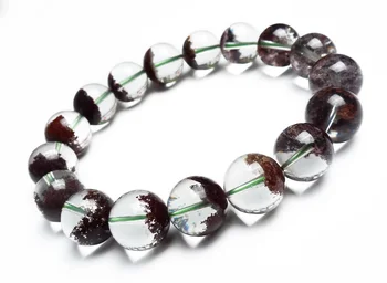 Unique One 12mm Genuine Natural Red Phantom Quartz Crystal Clear Transparent Round Beads Jewelry Stretch Charm Bracelet Femme
Unique One 12mm Genuine Natural Red Phantom Quartz Crystal Clear Transparent Round Beads Jewelry Stretch Charm Bracelet Femme