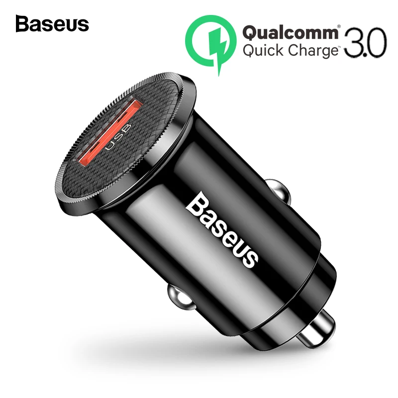 Baseus Mini USB Car Charger Quick Charge 3.0 Car Phone Charger for Xiaomi mi Samsung iPhone QC3.0 QC Fast Mobile Car Charging
Baseus Mini USB Car Charger Quick Charge 3.0 Car Phone Charger for Xiaomi mi Samsung iPhone QC3.0 QC Fast Mobile Car Charging