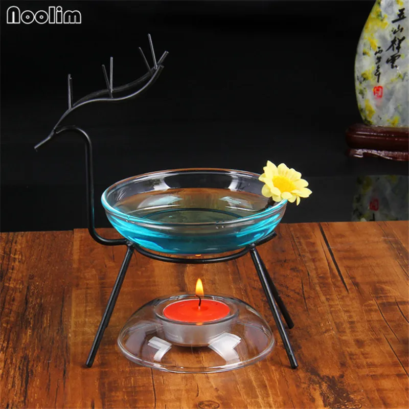 NOOLIM Iron Deer Glass Aromatherapy Burner Romantic Furnishings Home Decor Accessories Iron Deer Glass Oil Burner Candlestick
NOOLIM Iron Deer Glass Aromatherapy Burner Romantic Furnishings Home Decor Accessories Iron Deer Glass Oil Burner Candlestick