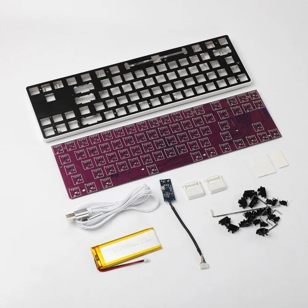71 DIY механическая клавиатура набор заказной RGB Bluetooth Проводная печатная плата