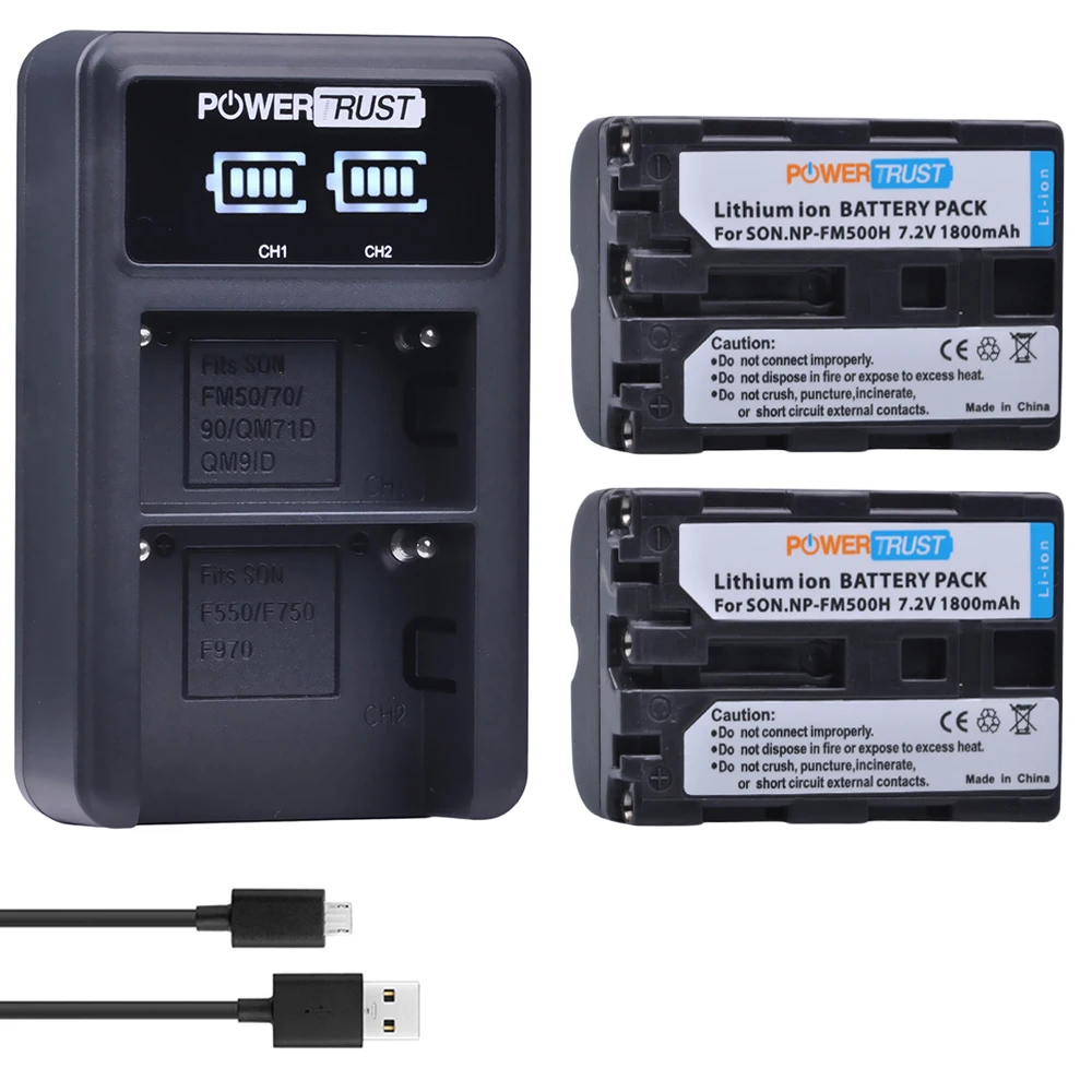 2x 1800mAh NP-FM500H NP FM500H Battery + LED USB Dual Charger for Sony A57 A58 A65 A77 A99 A200 A350 A450 A550 A560 A580 A900
2x 1800mAh NP-FM500H NP FM500H Battery + LED USB Dual Charger for Sony A57 A58 A65 A77 A99 A200 A350 A450 A550 A560 A580 A900