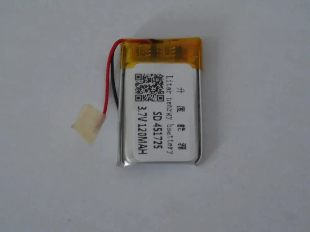 Shelf lithium polymer battery lithium battery wireless keyboard 451725 120mah