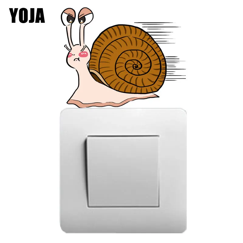 YOJA Small Snail Trying To Crawl Forward Sticker Switch Personalized Living Room Bedroom Wall Colored Decor 8SS1122
YOJA Small Snail Trying To Crawl Forward Sticker Switch Personalized Living Room Bedroom Wall Colored Decor 8SS1122